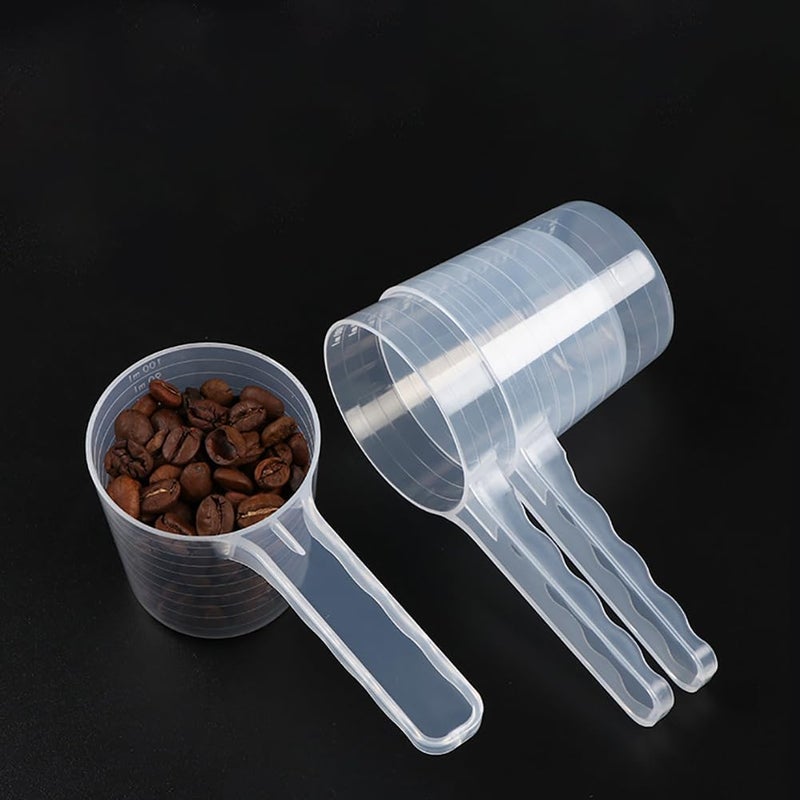LJJCSFF 6 PCS 100ml Measuring Spoon Milk Powder Scoop Laundry Detergent Scoopers Powder Flour Scoop Spoon Plastic Measuring Spoons Set - Image 3
