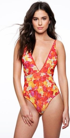 Blankkini Deep V Swimsuit  - Image 2