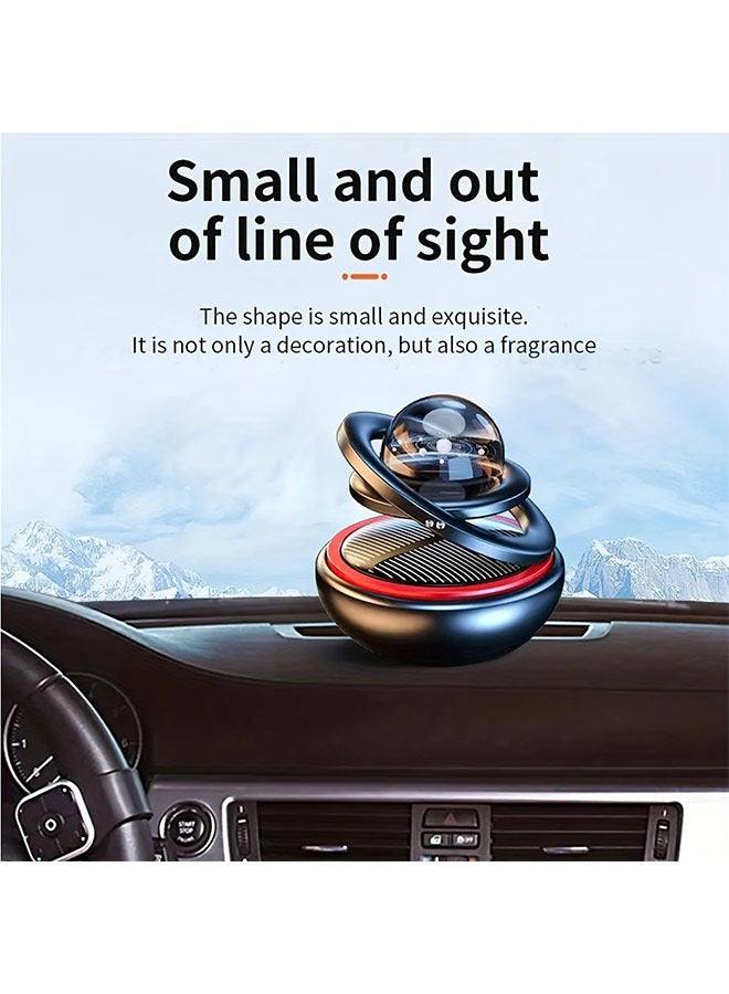Car Air Freshener Solar Rotating Fragrance Decoration Car Interior Accessories Original Flavored Perfume Diffuser - Image 3