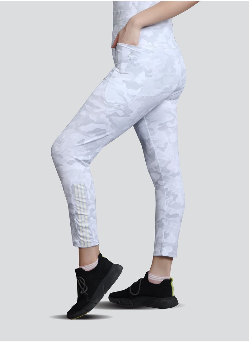 FLUSH - Flush Womens Camouflage Yoga Pants with Pockets High Waisted 4 Ways Stretch Sports Workout Running Yoga Athletic Leggings - Image 1