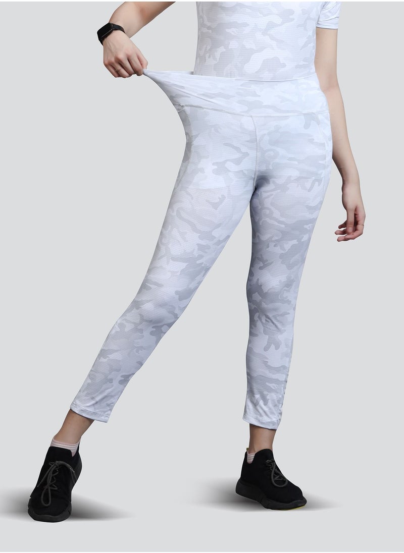FLUSH - Flush Womens Camouflage Yoga Pants with Pockets High Waisted 4 Ways Stretch Sports Workout Running Yoga Athletic Leggings - Image 1