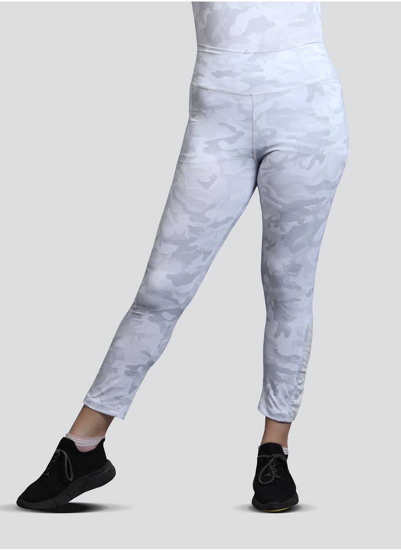 FLUSH - Flush Womens Camouflage Yoga Pants with Pockets High Waisted 4 Ways Stretch Sports Workout Running Yoga Athletic Leggings - Image 1
