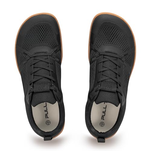 Pulltop Barefoot Wide Toe Box Shoes for Men - Trail Running Gym Shoes | Zero Drop Sole | Minimalist Cross-for Training Black Gum Size 11 - Image 2