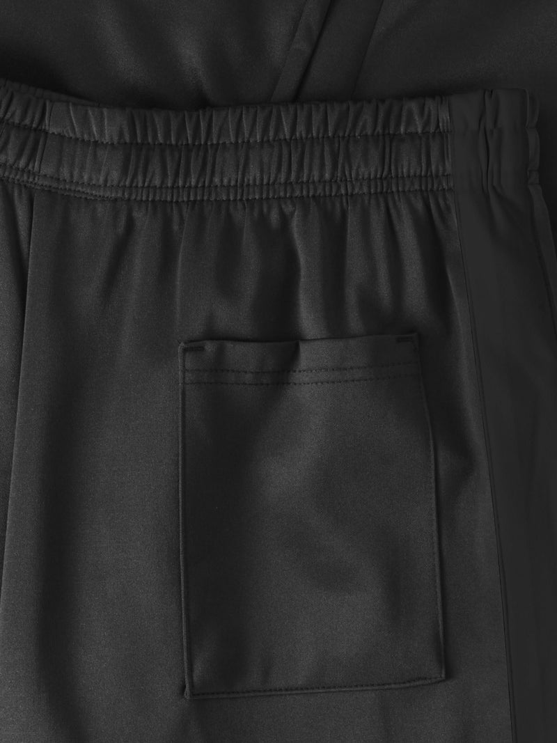 Hat and Beyond Mens Premium Track Jersey Pants with Ankle Zipper Slim Athletic Fit Sweatpants (X-Large, Black/Black) - Image 5