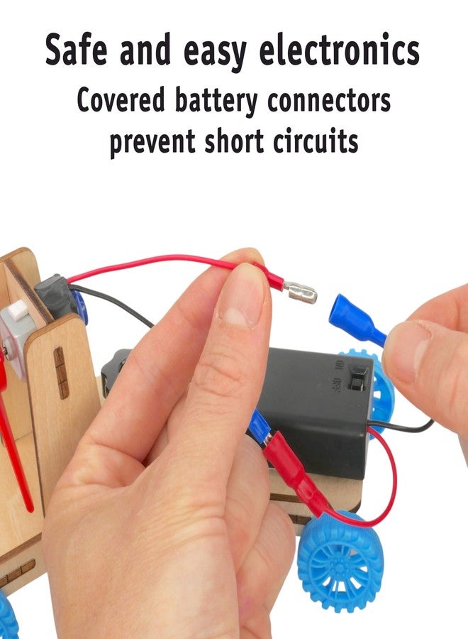 STEM Inventions مجموعة أدوات STEM بالجملة - مشروع سيارة بمروحة للأطفال، عبوة من 10 سيارات سباق تعمل بالمراوح، نشاط بناء علمي للفصل الدراسي، للأولاد والبنات من سن 8 إلى 12 عامًا، البطاريات غير مشمولة - Image 5