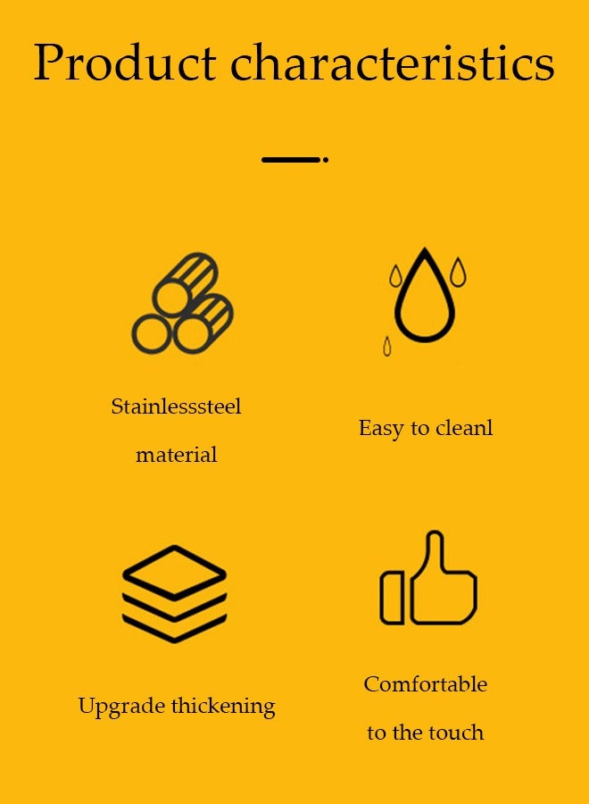 DUNISO مجموعة ملاعق حساء من الفولاذ المقاوم للصدأ مكونة من 6 قطع، أدوات مائدة على الطراز الكوري، ملعقة شاي، مصقولة بمرآة، سميكة وسهلة التنظيف، مناسبة للاستخدام المنزلي والتجاري والمطاعم، 3.6 * 18.5 سم، فضي - Image 3