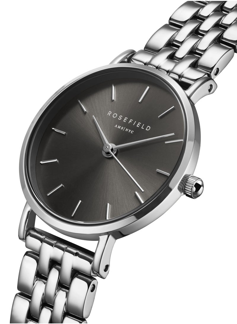 RoseField Rosefield Small Edit Grey Steel Silver Women Watch - SGSSS-SE03  - Image 2