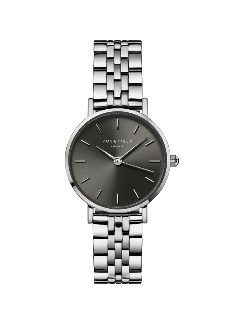 RoseField Rosefield Small Edit Grey Steel Silver Women Watch - SGSSS-SE03  - Image 1