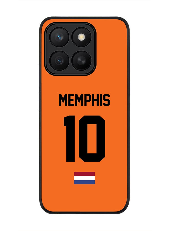 Stylizedd For Honor X8c Case,Slim fit Camera Protection, Shockproof Thin Phone cover  - Football - Netherlands - Memphis