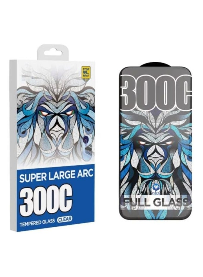 ليتو واقي شاشة Lito 300C من الزجاج المقوى، مضاد لبصمات الأصابع، حماية كاملة للشاشة لجهاز ايفون 15 برو ماكس / ايفون 15 بلس - Image 1