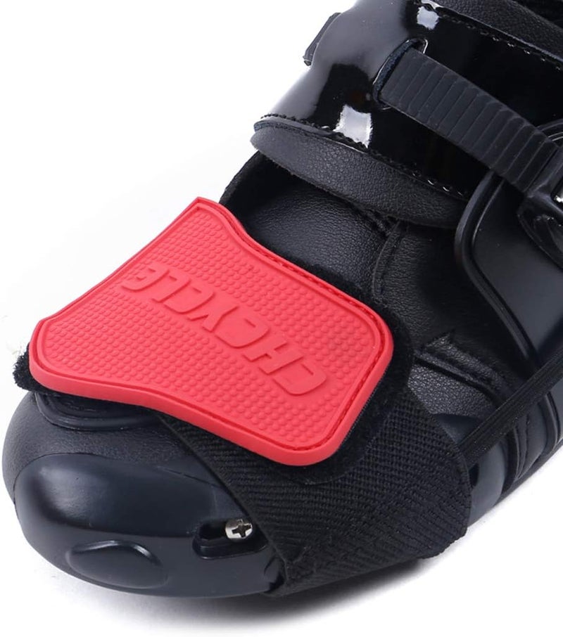 CHCYCLE Gear Shifter Accessories for Shoes Motorcycle Boots Protector - Red - Image 1