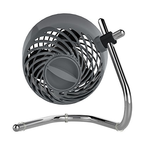 Vornado Pivot Personal Air Circulator Fan, 6-inch, Quiet Portable Travel Fan, 3 Speeds, Storm Gray - Image 3