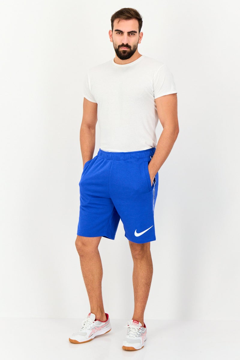 Nike Men Standard Fit Drawstring Outdoor Shorts, Blue  - Image 4