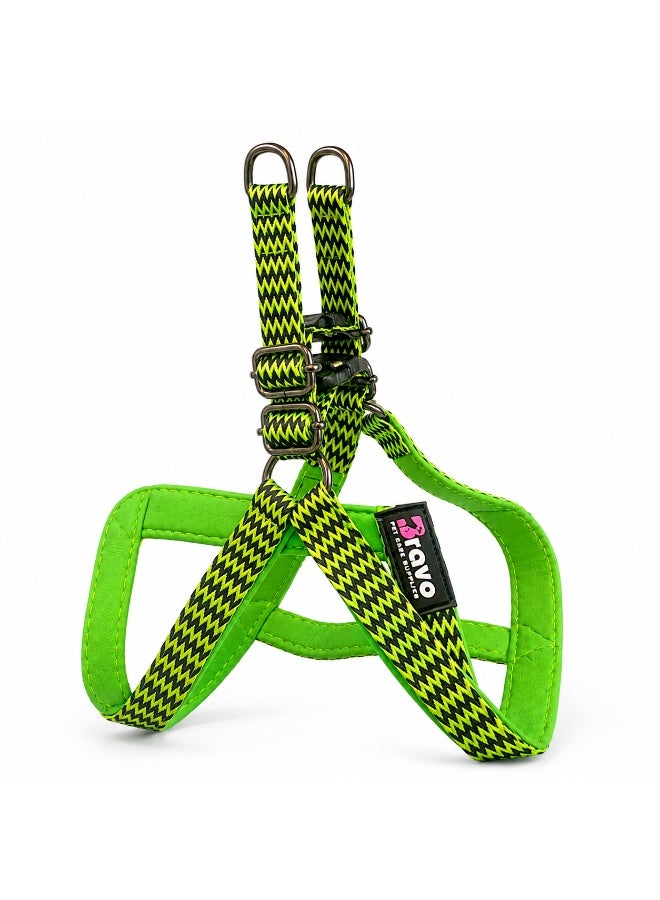 Bravo Nylon Adjustable Dog Body Harness, Padded, Step-In Design - Image 2