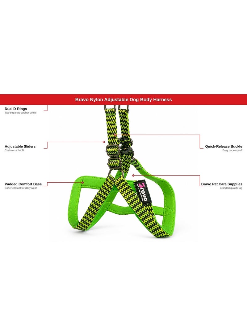 Bravo Nylon Adjustable Dog Body Harness, Padded, Step-In Design - Image 5