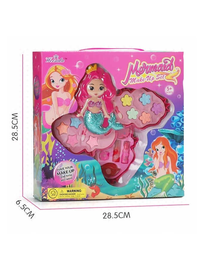 NIBEMINENT Mermaid Shaped Glam Makeup Playset - Image 4