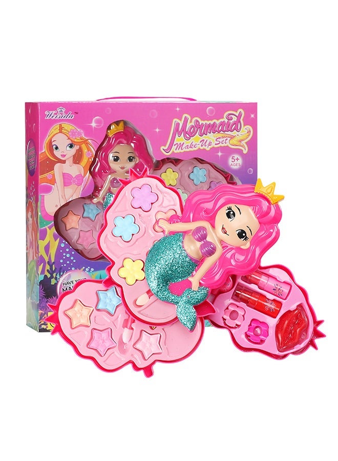 NIBEMINENT Mermaid Shaped Glam Makeup Playset - Image 3