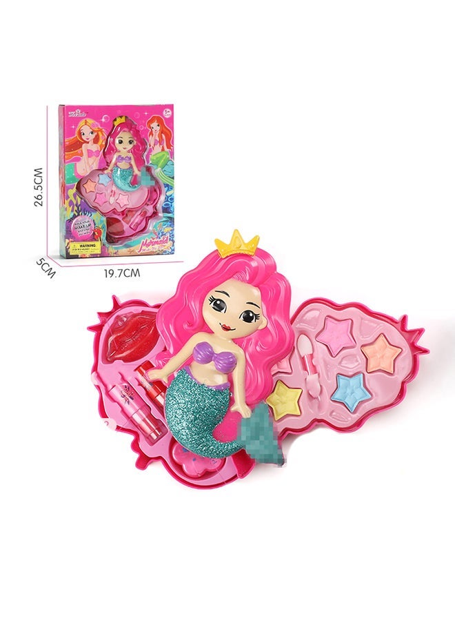 NIBEMINENT Mermaid Shaped Glam Makeup Playset - Image 2