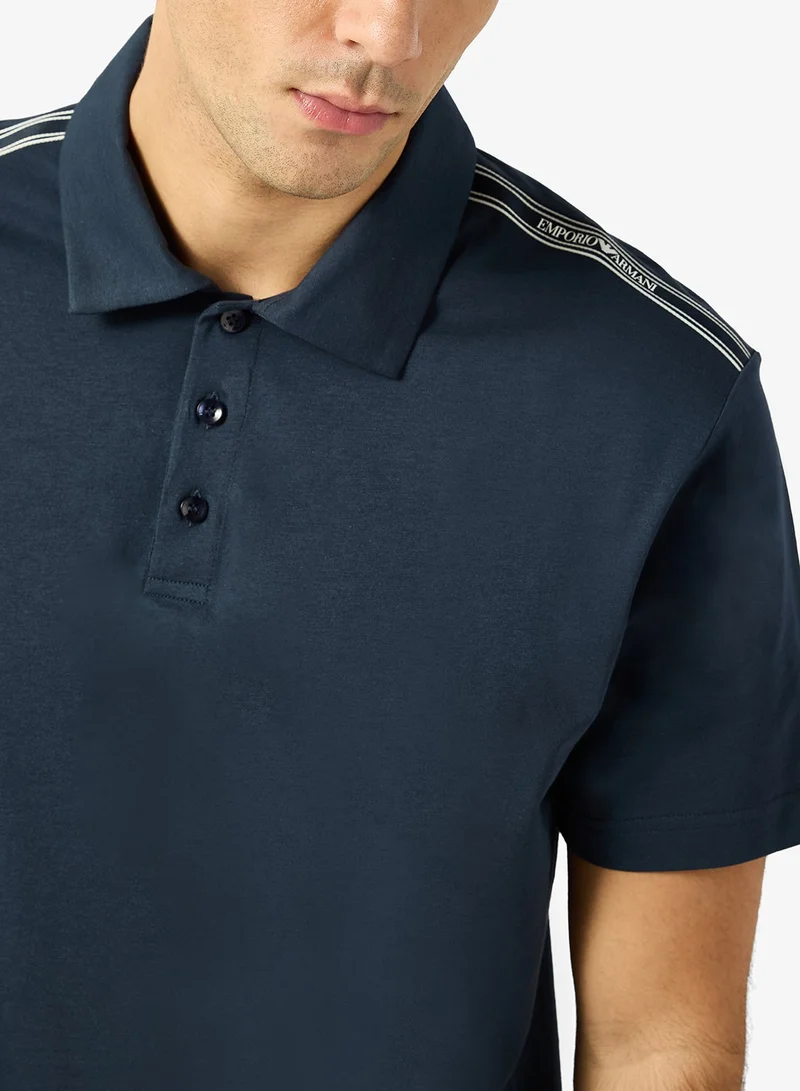 EMPORIO ARMANI  Logo Polo for Men | Best Price UAE