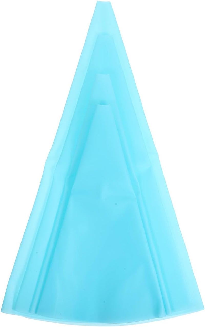 Reusable Piping Bags Set 4pcs (10"-16") Blue Frosting Icing Bags for Cake Decorating Pastry Baking Tools DIY Cupcake Supplies - Image 1