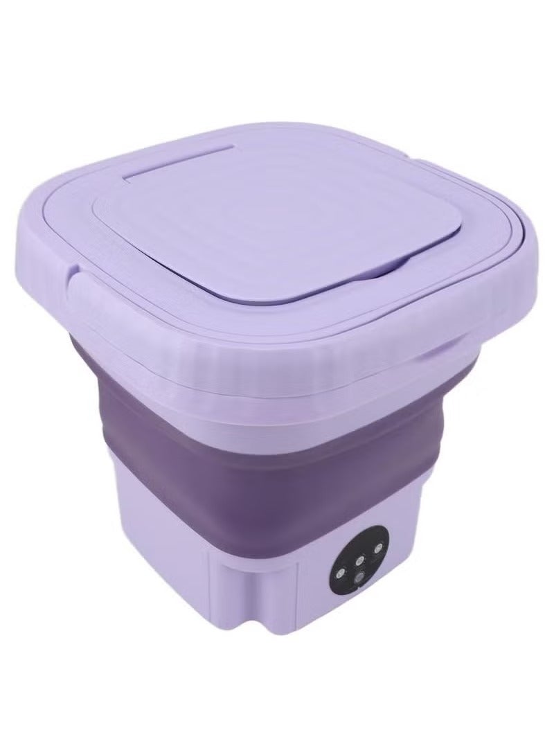 JAJEEK "8L Portable Mini Washing Machine – Compact Design, 1.7kg Capacity, Ideal for Travel, Camping, Underwear, Socks, Apartments, and Students (EU Power)" - Image 2