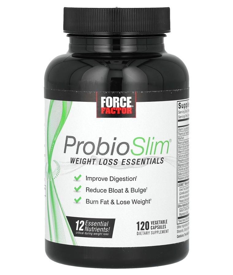 Force Factor ProbioSlim® Weight Loss Essentials 120 Vegetable Capsules