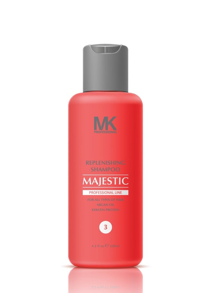Majestic Keratin Replenishing All Hairs Shampoo with Argan oil for Women - Image 2