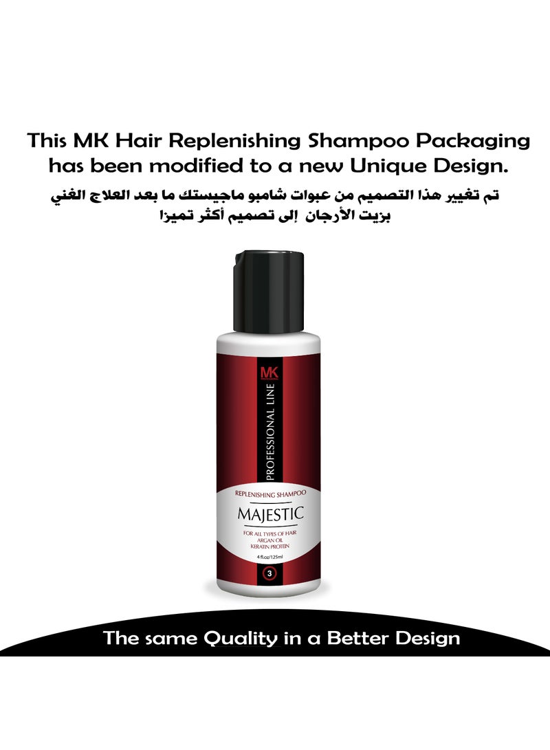 Majestic Keratin Replenishing All Hairs Shampoo with Argan oil for Women - Image 5