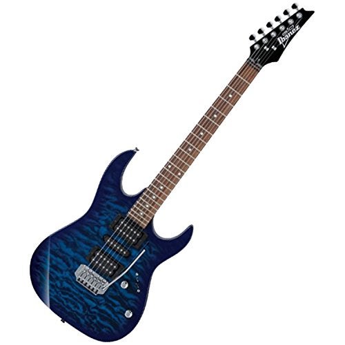 Ibanez GIO Series GRX70QA - Transparent Blue Burst - Image 3