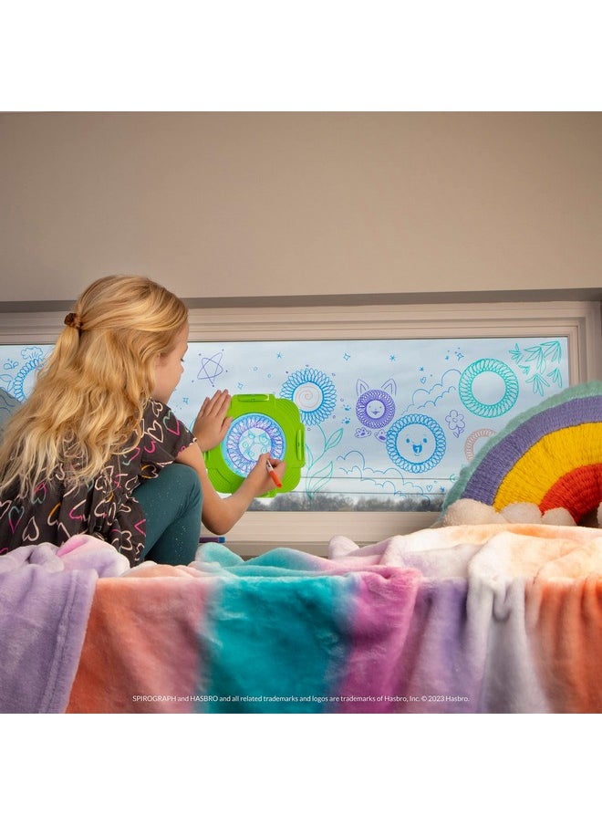 Spirograph - Window Designer Art And Craft Kit For Kids Design On Windows And Mirrors Easytoclean For Ages 7+ - Image 1