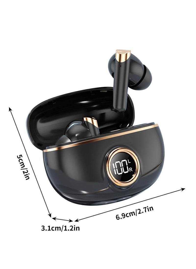 JBLTM Wireless Earbuds, Bluetooth 5.4 Headphones Bilateral Stereo, Earbuds with Noise Cancelling Microphone LED Display, Waterproof Sports Earphones In-Ear Headphones with Microphone  - Image 2