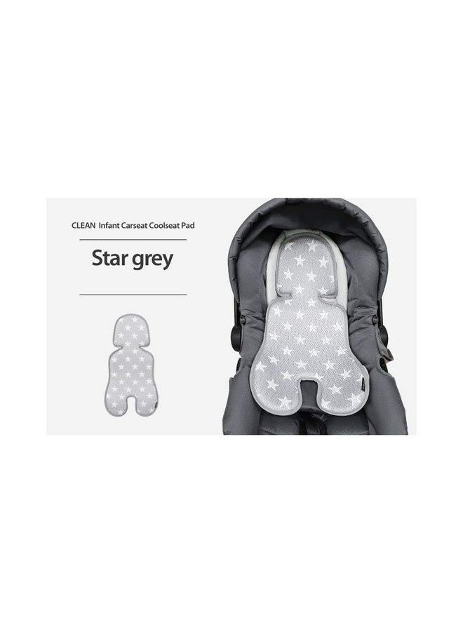 Clean Infant Carseat 3D Mesh Seat Pad/Cushion/Liner (Star Grey) - pzsku/Z340503FF3BA39CD07AAFZ/45/_/1688971233/38f2f52c-718a-4e10-aa55-3c50d606ca80