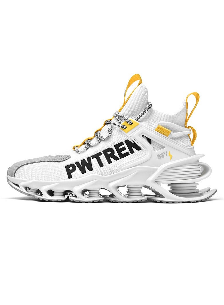 KUYING New High Top Comfortable and Breathable Basketball Shoe  - Image 1