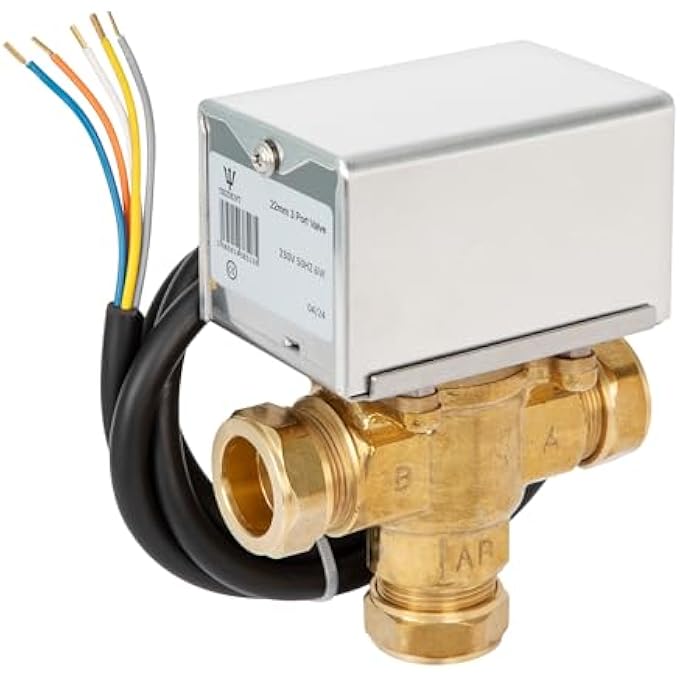 INLINE 22MM CENTRAL HEATING 3 PORT MID-POSITION - Image 3