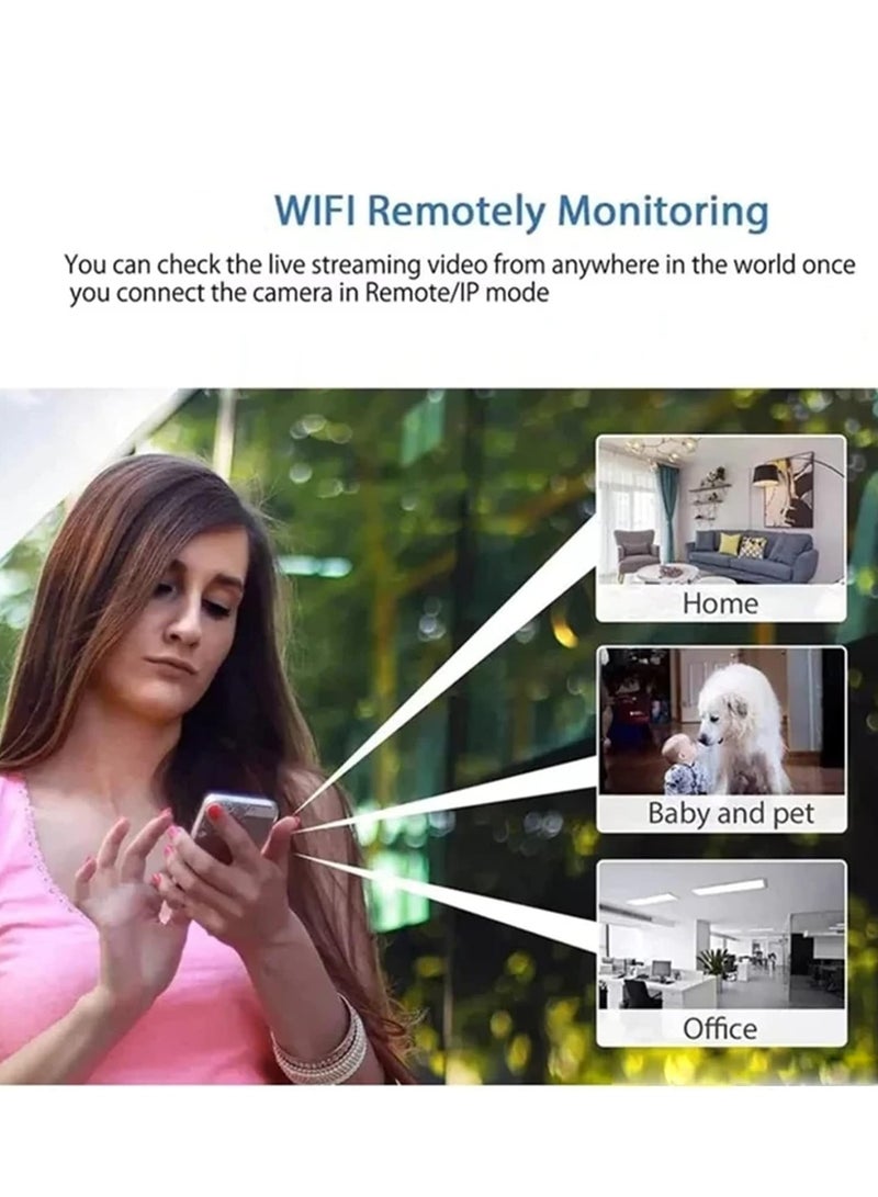 JAJEEK Mini WiFi Camera 1080P HD Night Vision Motion Detection, 160° Wide Angle, Remote Monitoring for Home, Office, Shop, Warehouse – Compact Surveillance Camera, Easy Setup - Image 5