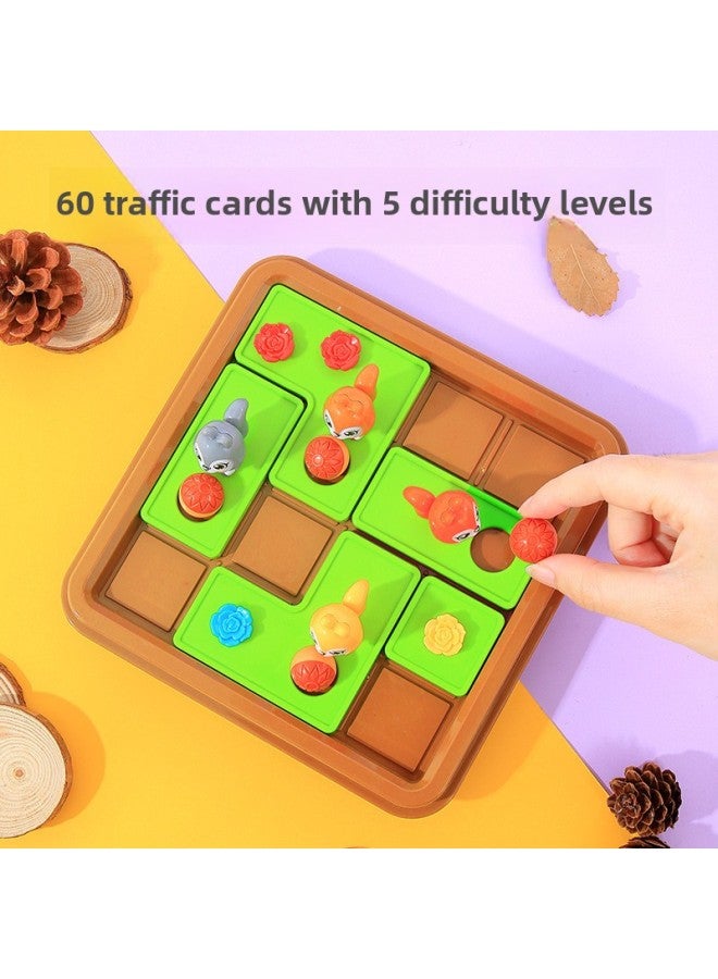 لغز سلسلة Le Jier's Intelligence Break-through Escape From Wolf's Mouth Jigsaw Puzzle Little Red Riding Hood ألعاب التفكير المنطقي للتعليم المبكر - اللون: B391 - Image 3