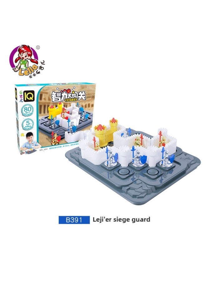 لغز سلسلة Le Jier's Intelligence Break-through Escape From Wolf's Mouth Jigsaw Puzzle Little Red Riding Hood ألعاب التفكير المنطقي للتعليم المبكر - اللون: B391 - Image 1