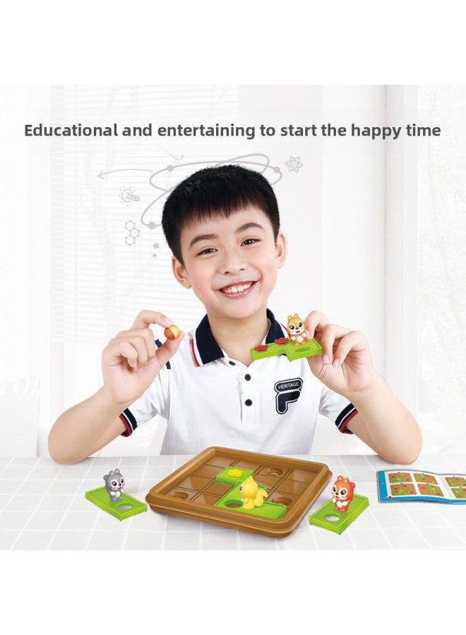 لغز سلسلة Le Jier's Intelligence Break-through Escape From Wolf's Mouth Jigsaw Puzzle Little Red Riding Hood ألعاب التفكير المنطقي للتعليم المبكر - اللون: B391 - Image 5