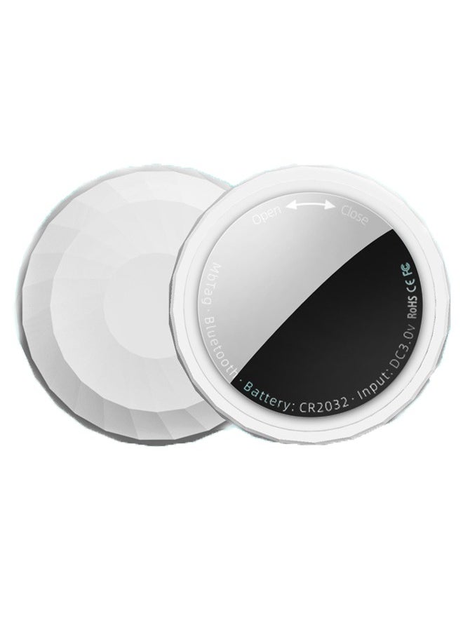 Generic Smart Bluetooth Tracker Key Finder and Item Locator Tracking Tag for Keys Bags and More Anti-lose tag Phone Finder iOS Android Compatible White 1-Pack  - Image 1