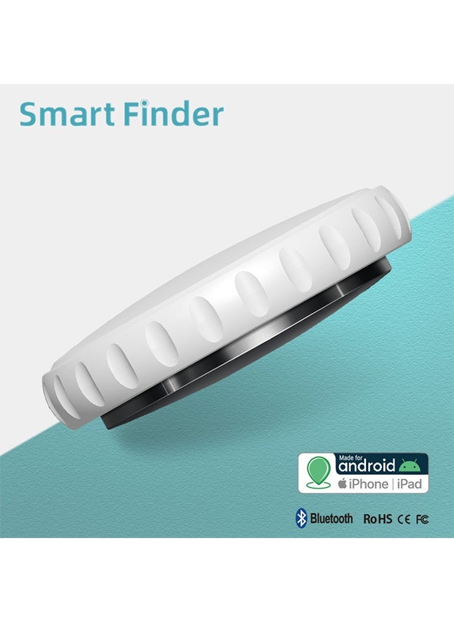 Generic Smart Bluetooth Tracker Key Finder and Item Locator Tracking Tag for Keys Bags and More Anti-lose tag Phone Finder iOS Android Compatible White 1-Pack  - Image 4
