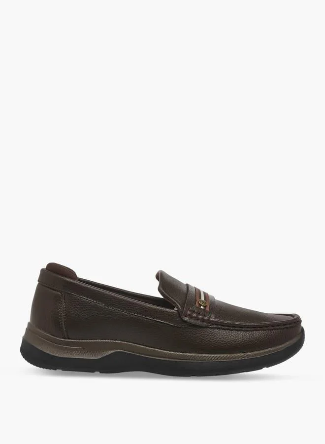 LBL by Shoexpress Men Tape Accent Slip-On Loafers