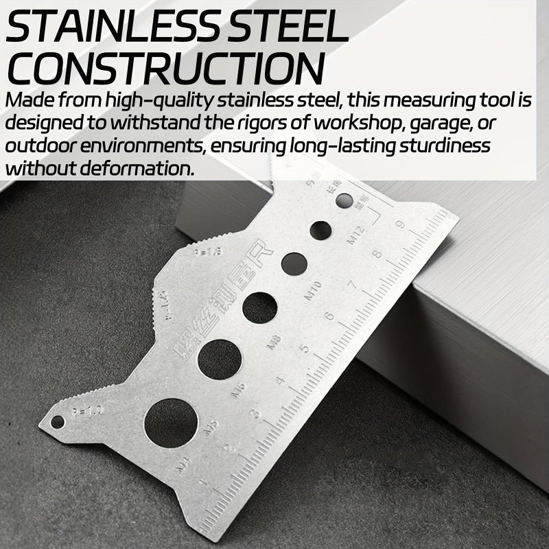 4pcs Pitch Measuring Ruler Set Accurate Tool - Image 5