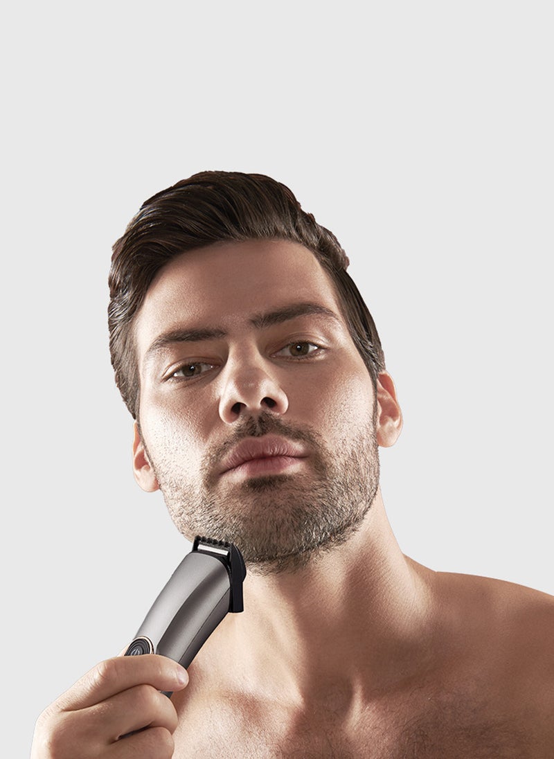 إي تي جي جهاز تقليم متميز للرجال ، وآلة حلاقة 5 في 1 مع لطف شعر الأنف ، و 90 دقيقة وقت التشغيل ، وشحن النوع C ، ورجال طراز Mens Cordless Style - Image 2