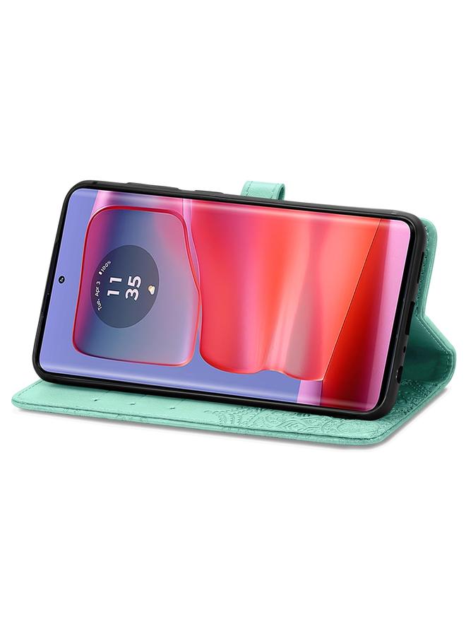 S-TOP Case For Motorola Edge 50 Pro Mandala Flower Embossed Leather Phone Case - Image 4