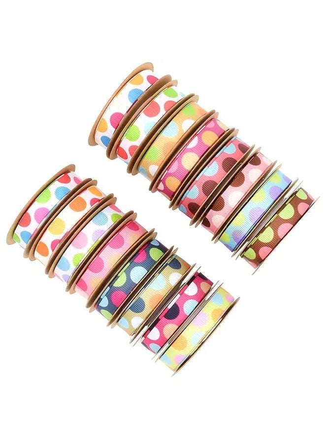 14 شريط نمط منقط نصف دائري بمقاسات 10 لصناعات DIY وتغليف الهدايا - Image 2