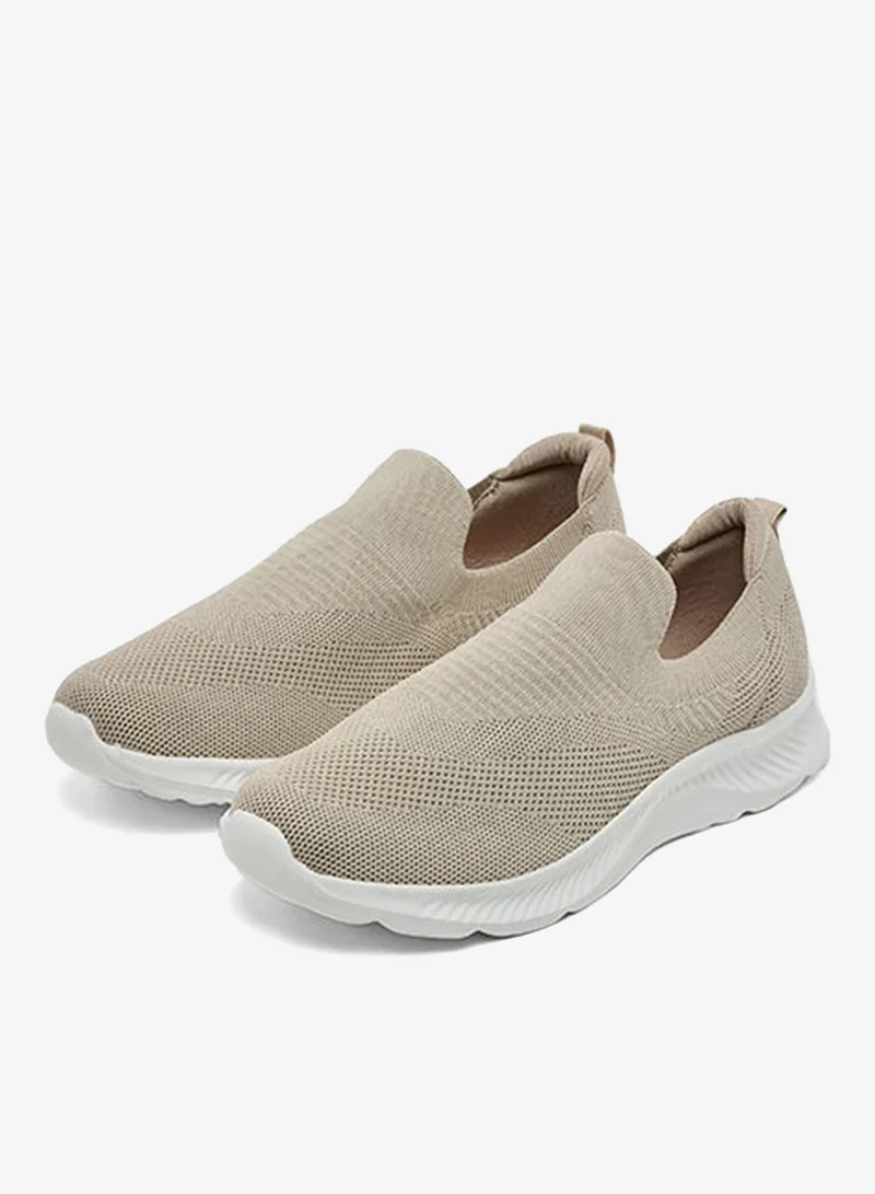 R&b Knitted Slip-On Shoes