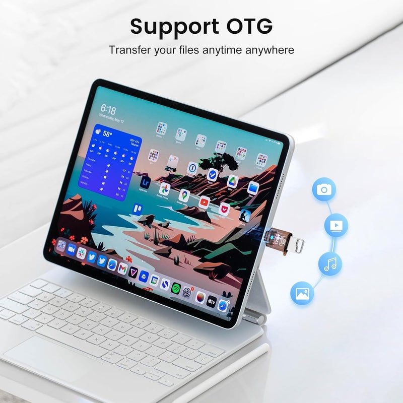 Tobo USB C Adapter (1 Packs), USB Type C Male to USB A 3.2 Female Converter, Thunderbolt 3 to USB Female OTG Adapter for Phone 16/15 Series, MaBook, Samung (Black) TD-1446CC - Image 4