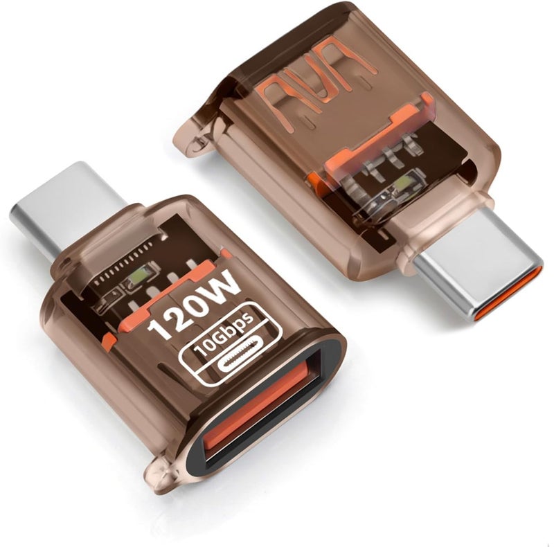 Tobo USB C Adapter (1 Packs), USB Type C Male to USB A 3.2 Female Converter, Thunderbolt 3 to USB Female OTG Adapter for Phone 16/15 Series, MaBook, Samung (Black) TD-1446CC - Image 1