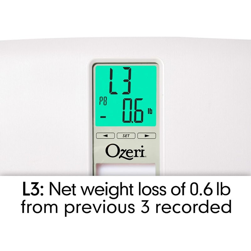 Ozeri WeightMaster II 440 lbs 200 kg Digital Bath Scale with BMI and Weight Change Detection - Image 5
