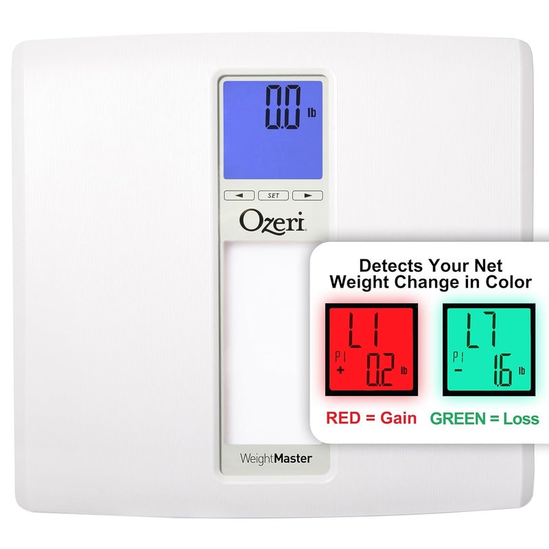 Ozeri WeightMaster II 440 lbs 200 kg Digital Bath Scale with BMI and Weight Change Detection - Image 1